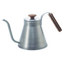 Hario - V60 木把手 復古不銹鋼細口咖啡手沖壺|Drip Kettle (800ml)|VKW-120-HSV - SHOPTAKE 生活雜貨