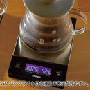 Hario - V60 專用不銹鋼電子秤 USB充電式|Vstmn-2000hsv - SHOPTAKE 生活雜貨