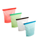 QQ矽膠密封食物袋 ✦一套四件✦ - SHOPTAKE 生活雜貨
