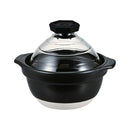 Hario - 萬古燒蛋形飯釜｜GOHANGAMA Glass Lid Rice Cooker｜2024年全新版本｜GNR-150-B-W/GNR-200-B-W