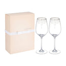 Narumi - Jill Stuart Pair Wine Glasses｜閃鑽玻璃酒杯禮盒套裝｜結婚禮物