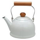 日本 野田琺瑯 POCHIKA 1.5L 簡約熱水壺 白色 電磁爐可用 - SHOPTAKE 生活雜貨