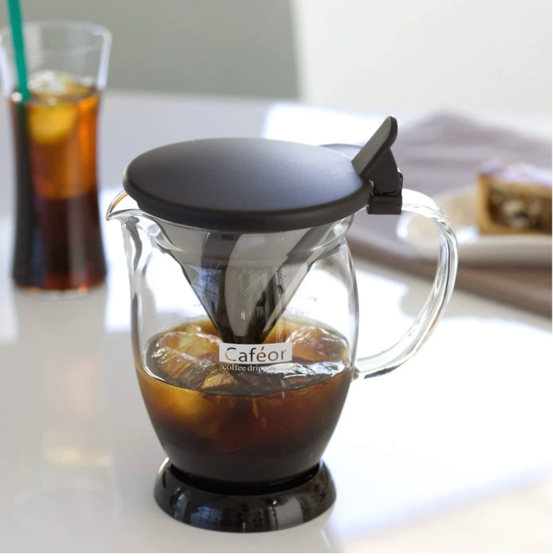 Hario - V60 免濾紙金屬濾網 咖啡分享杯 Dripper Pot (300ml) CFO-2B - SHOPTAKE 生活雜貨
