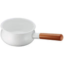 日本 野田琺瑯 POCHIKA 15CM 單手鍋 白色 電磁爐可用 - SHOPTAKE 生活雜貨