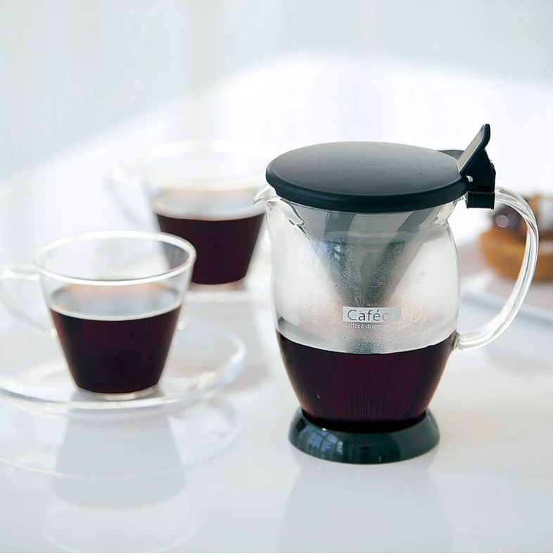 Hario - V60 免濾紙金屬濾網 咖啡分享杯 Dripper Pot (300ml) CFO-2B - SHOPTAKE 生活雜貨