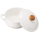 日本 野田琺瑯 POCHIKA 20CM 雙耳鍋 白色 電磁爐可用 - SHOPTAKE 生活雜貨