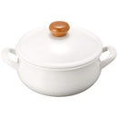 日本 野田琺瑯 POCHIKA 20CM 雙耳鍋 白色 電磁爐可用 - SHOPTAKE 生活雜貨