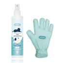 T-Fence 防御工事 - Hururu 柿單寧亮澤順毛乾擦澡Ｘ梳毛手套｜毛毛柔順清潔組 - SHOPTAKE 生活雜貨