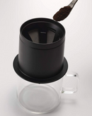 Hario - V60 One Cup Cafeor 金屬濾網 免濾紙 咖啡一人獨享杯套裝 (200ml) CFO-1B - SHOPTAKE 生活雜貨