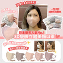日本3D瘦臉立體美顏口罩 5包｜小顏口罩｜樂天人氣No.1 - SHOPTAKE 生活雜貨