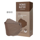 YOKU - 成人3D醫療用立體魚型口罩20入｜獨立包裝｜CNS14774認證｜台灣製｜原裝行貨 - SHOPTAKE 生活雜貨