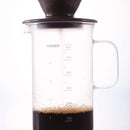 Hario - V60 灰色濾杯配燒杯咖啡壺組 1-4杯｜BVD-3012-GR｜Beaker Server & Dripper Set - SHOPTAKE 生活雜貨