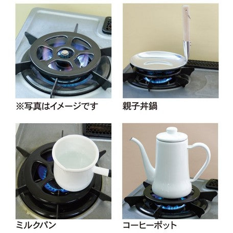 日本製 五德陶瓷製灶口縮小爐架 (瓦斯爐專用) - SHOPTAKE 生活雜貨