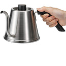 Hario - V60 粕谷哲監製不鏽鋼細口手沖咖啡壺｜KPK-600-HSV｜Kasuya model - SHOPTAKE 生活雜貨