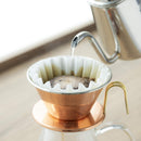 KALITA & TSUBAME - 銅製咖啡濾杯｜WDC-155/WDC-185｜Wave Series Copper Coffee Dripper - SHOPTAKE 生活雜貨
