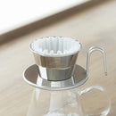 KALITA & TSUBAME - 不鏽鋼咖啡濾杯｜WDS-155/WDS-185｜Wave Series Stainless Steel Coffee Dripper - SHOPTAKE 生活雜貨