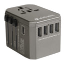 現貨丨Verbatim 威寶 5 Ports 旅行充電器 黑色/灰色/紫色 - SHOPTAKE 生活雜貨