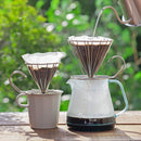 Kogu 珈啡考具 - 不鏽鋼濾杯 2-6杯｜V60及扇形濾紙皆可｜日本製 - SHOPTAKE 生活雜貨