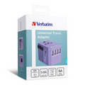 現貨丨Verbatim 威寶 5 Ports 旅行充電器 黑色/灰色/紫色 - SHOPTAKE 生活雜貨