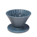 Driver - 竹節陶瓷濾杯｜1-3cup｜易上手｜竹節排水骨結構｜不需特殊濾紙｜灰藍｜授權經銷商 - SHOPTAKE 生活雜貨