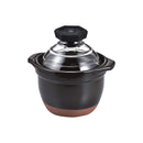 Hario - 萬古燒蛋形飯釜｜GOHANGAMA Glass Lid Rice Cooker｜GNR-150-B/GNR-200-B - SHOPTAKE 生活雜貨