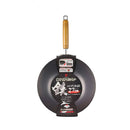 Pearl Metal - 超輕身窒化槌目鐵炒鍋｜燕三条製｜防鏽耐磨｜無塗層｜日本製