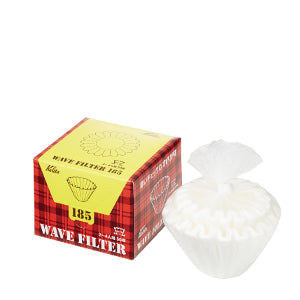 Kalita - Wave Coffee Filters/Cake Filters 50 Sheets｜Wave filter｜1-2/1-4 cups｜#22211｜#22210｜KWF-155 KWF-185