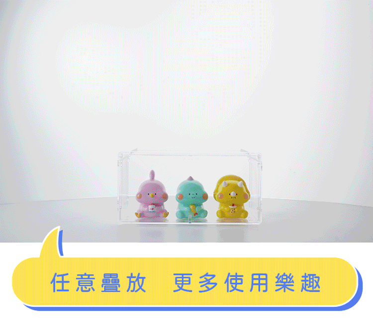 T-Fence 防御工事 - REVO CASE Mini｜迷你收藏收納展示盒｜公仔、擺飾｜全透明 - SHOPTAKE 生活雜貨