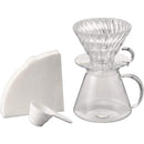 Hario - V60 02 玻璃咖啡壺組套裝  Dripper Set (1-4杯) ｜Glass Dripper Set S-VGBK-02-T｜Simply Hario - SHOPTAKE 生活雜貨