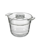 Hario - 一膳屋清透玻璃便利飯釜 1~2杯米｜ICHIZENYA Microwave Glass Rice Cooker｜XRCP-1