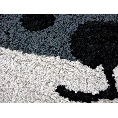 日本大頭黑柴犬居家小地毯 - SHOPTAKE 生活雜貨