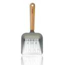 T-Fence 防御工事 - Hururu Wa-sai！304不鏽鋼貓砂鏟｜雙孔徑x不鏽鋼 - SHOPTAKE 生活雜貨