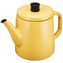 日本 野田琺瑯 1.5L POTTLE手沖壺 水壺 黃色 電磁爐可用 - SHOPTAKE 生活雜貨