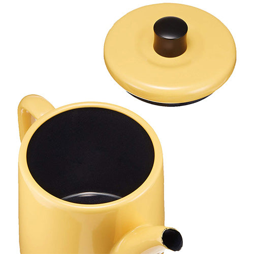 日本 野田琺瑯 1.5L POTTLE手沖壺 水壺 黃色 電磁爐可用 - SHOPTAKE 生活雜貨