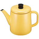日本 野田琺瑯 1.5L POTTLE手沖壺 水壺 黃色 電磁爐可用 - SHOPTAKE 生活雜貨