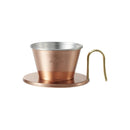 KALITA & TSUBAME - 銅製咖啡濾杯｜WDC-155/WDC-185｜Wave Series Copper Coffee Dripper - SHOPTAKE 生活雜貨